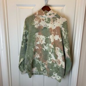 NWT NIKE OVERSIZED TIE DYE HOODIE MEDIUM